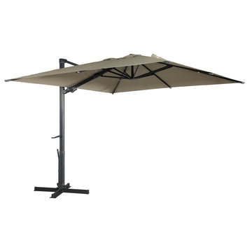 Boyel Living 10x10 ft. 360¡ãRotation Square Outdoor Cantilever Patio Umbrella
