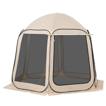Screen House Tent 10x10 Pop Up Mesh Gazebo Shelter