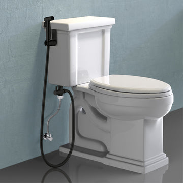 Modern Matte Black Handheld Bidet Sprayer Single Cold for Bathroom