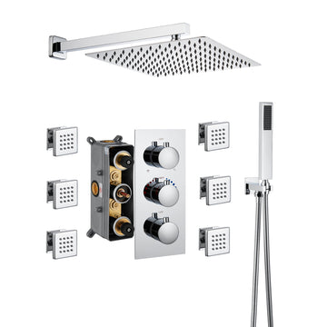 Chrome-Wall-Mount-Thermostatic-Rain-Shower-System-with-Handheld-Shower-and-Body-Jets-Bathroom-Shower-Faucet-Set