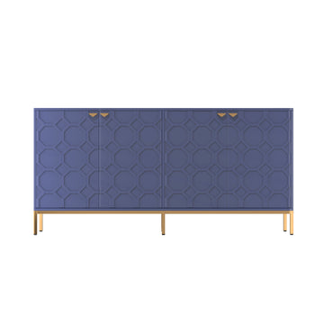 4 Door Locker Accent Cabinet