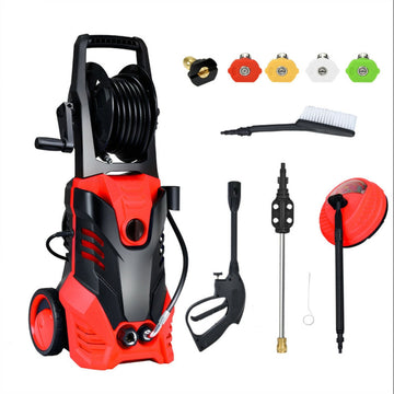 3000PSI Electric High Pressure Washer with Patio Cleaner 5 Nozzles 29-in L x 11-in W x 11.5-in H