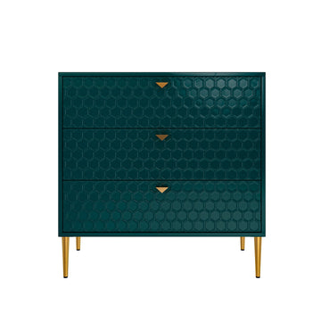 Boyel Living 32 inchesTall 3-Drawer Storage Cabinet Dresser Chest