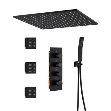 Black-Luxury-Thermostatic-Shower-System-with-Handheld-Shower-Ceiling-Mount-Rain-Dual-Shower-Heads-with-3-Body-Jets