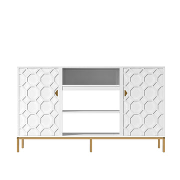 Stylish Multifunctional TV Stand with Ample Storage and Elegant Design