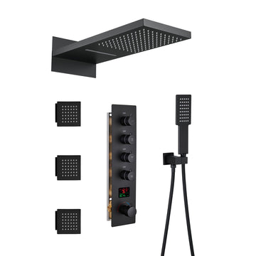 Black-Luxury-Temperature-Thermostatic-Shower-System-wtih-Handheld-Sprayer-Wall-Mount-Rain-Dual-Shower-Heads-with-3-Body-Jet