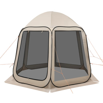 Screen House Tent 10x10 Pop Up Mesh Gazebo Shelter