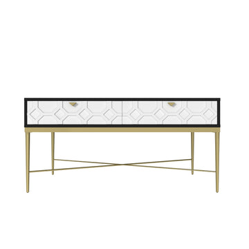Modern coffee table with 2 drawers storage for living room