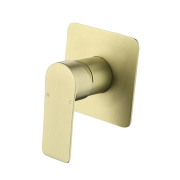 Brushed Gold Shower Mixer SUS304 Pressure Balance Valve Dual Handle