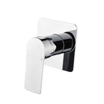 Chrome Shower Mixer SUS304 Pressure Balance Valve Dual Handle