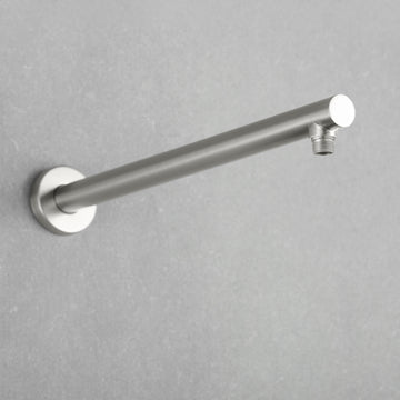 Brushed Shower Arm 1/2NPT Thread SUS304 Concealed Installation Stable Base