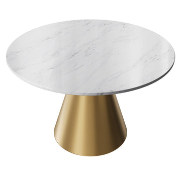 48 inches Round Marble Dining Table