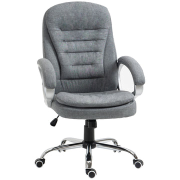 High Back Home Office Executive Chair with Adjustable Height and Thick Padding