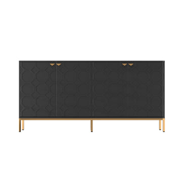 4 Door Locker Accent Cabinet