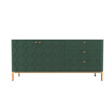Stylish 2-Door and 3-Drawer TV Cabinet