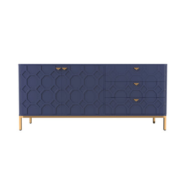 Stylish 2-Door and 3-Drawer TV Cabinet