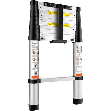 Telescoping Ladder Aluminum Extension Multi Purpose Folding Ladder