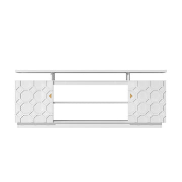 Elegant Multifunctional TV Stand with Ample Storage and Innovative Design