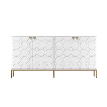 4 Door Locker Accent Cabinet