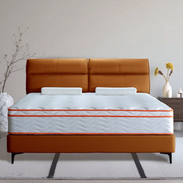 Alwyn Home Innerspring Mattress Medium Hybrid Mattress in a box With CertipurUS Certified Pocket Spring Pressure Relief and Motion Isolation