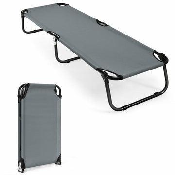 Folding Camping Bed Outdoor Portable Military Cot Sleeping Hiking