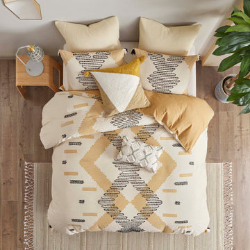 Cotton Duvet Cover Set - Full/Queen