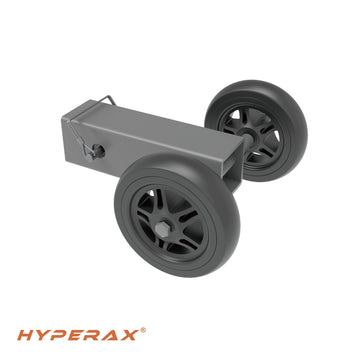 WHEEL DOLLY 110LBS Load 5Inch Wheels 2Inch Hitch Hyperax Rack Fit