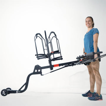 WHEEL DOLLY 110LBS Load 5Inch Wheels 2Inch Hitch Hyperax Rack Fit
