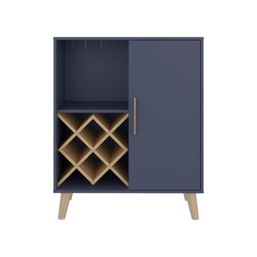 38 Inch Cross-Style Wine Rack Cabinet with Open Shelves and Closed Storage