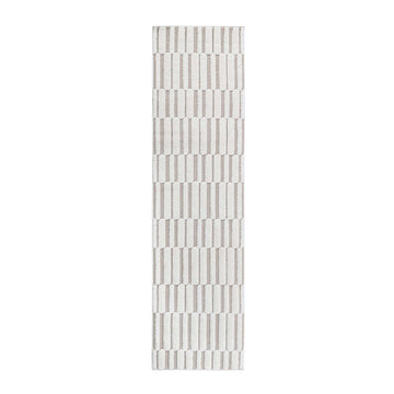 Geometric High-Low Runner Rug - 2'2"x8'