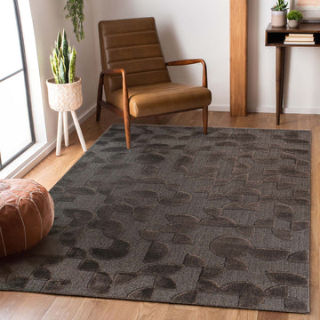 Geometric High-Low Area Rug - 5'3"x7'6"
