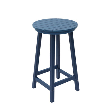 Outdoor Bar Table Bistro Table Round Table High Top Table Pub Table Outdoor Bistro Table Cocktail Table for Paito Lawn Garden, Blue