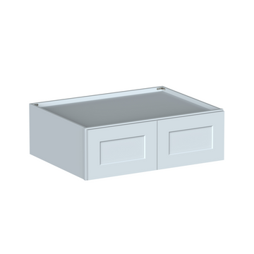 Deep Wall Cabinets 12x27in Ready to Assemble Kitchen Cabinets 2Doors HDF Door