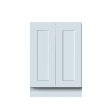FULL HEIGHT DOOR BASE CABINET W24 in. X H34.5 in. X D24 in. (DOVE GREY)