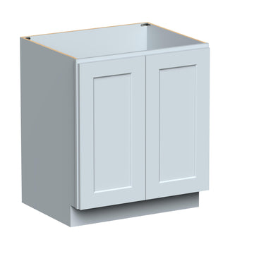 FULL HEIGHT DOOR BASE CABINET W30 in. X H34.5 in. X D24 in. (DOVE GREY)