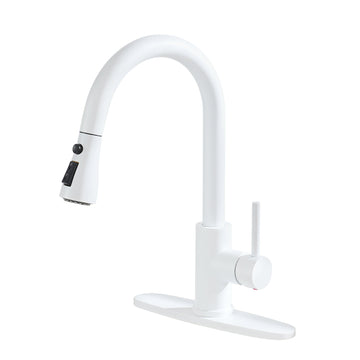 Single Handle Pull-Down Kitchen Sink Faucet Single Hole Faucet