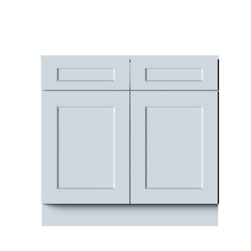 SINK BASE W36" X H34.5" X D24" (DOVE GREY)