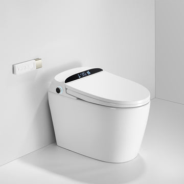 Boyel Living Smart Toilet with Built-in Tank Antibacterial Glaze Auto-Sensor Heated Seat Power Failure Flush