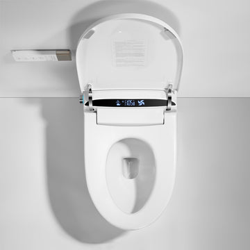 Boyel Living Smart Toilet with Antibacterial Glaze Auto Open/Close Heated Seat Power Failure Flush