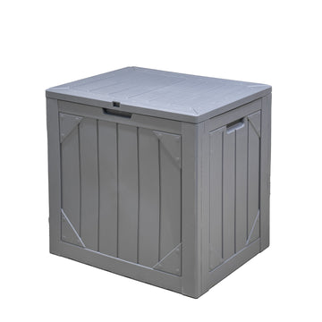 Gray 30 Gallon Injection Molding Deck Box