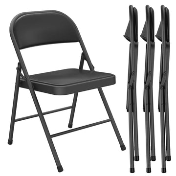 Compact Folding Chairs Set – Easy Clean, Easy Store