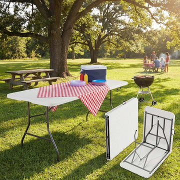 Large Folding Table for Group Gatherings & Quick Storage