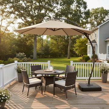 11ft Premium Cantilever Umbrella for Spacious Entertaining