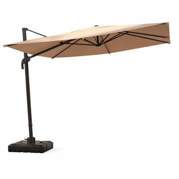 9x9 FT Compact Square Umbrella for Cozy Outdoor Spaces