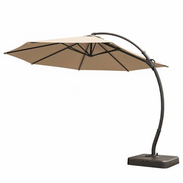 12ft Premium Cantilever Umbrella with Reinforced Frame for Spacious Outdoor Living
