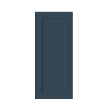 18-in W x 42-in H x 12-in D Charcoal Blue Shaker Ready-to-Assemble Kitchen Wall Cabinet with Soft-Close Hardware
