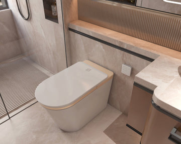 Gold Pro Version Smart Toilet Multi Mode Cleaning Heated Seat Auto Lid Sensor Flush Premium Full Function Design