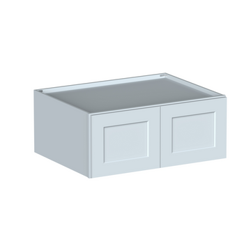 Deep Wall Cabinets 15x27in Ready to Assemble Kitchen Cabinets 2Doors HDF Door