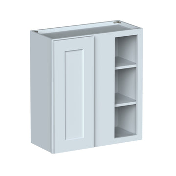 Dove Gray Standard Corner Wall Cabinets 30.Wx12in.H Ready to Assemble Kitchen Cabinets