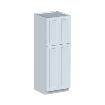 Dove Gray Pantry Cabinets 84.Wx27in.H Ready to Assemble Kitchen Cabinets 4Doors HDF Door